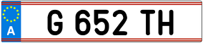Truck License Plate